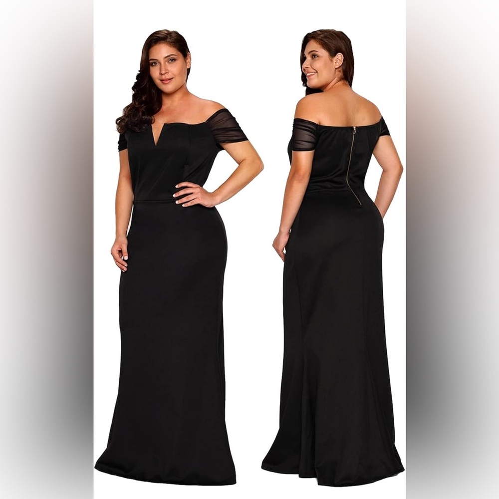 Lalagen Elegant Black Strapless Dress